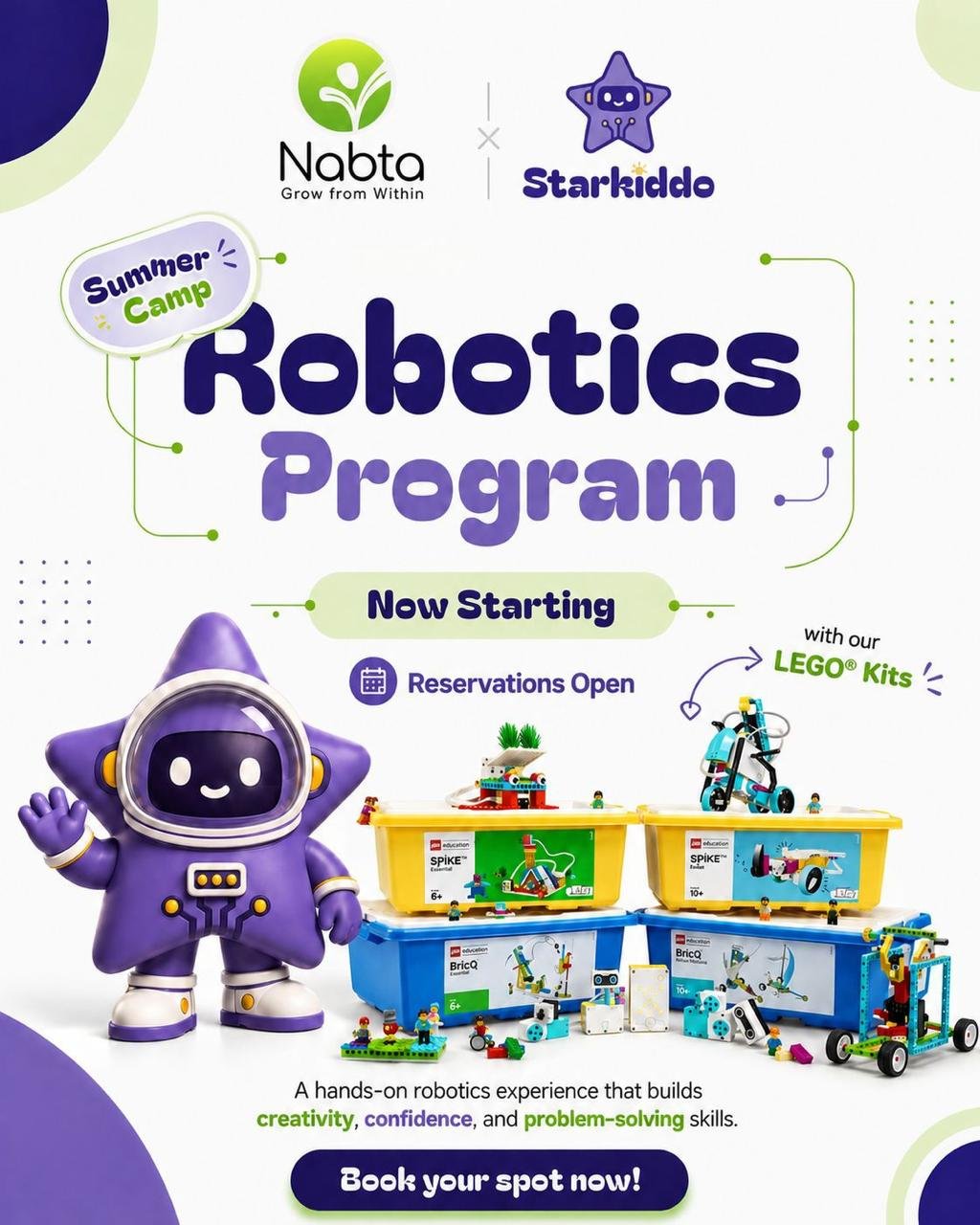 StarKiddo x ARTivite Tech Explorers Summer Camp flyer